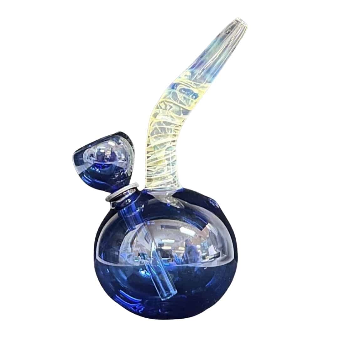 6-Inch Bent Neck Glass Bubbler-Water Pipe-Unbranded-Epic Head Shop