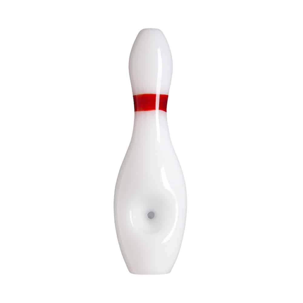 Chameleon Glass Lebowski’s Bowling Pin Glass Pipe – 7/10 Split-Hand Pipe-Chameleon-Epic Head Shop
