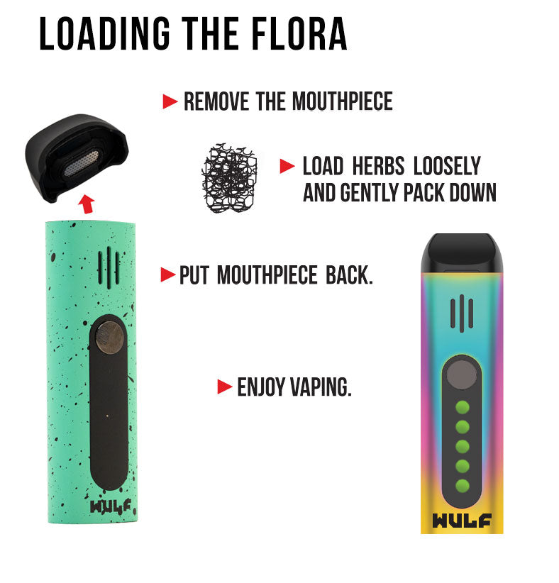 Wulf Mods Flora Portable Dry Herb Vaporizer