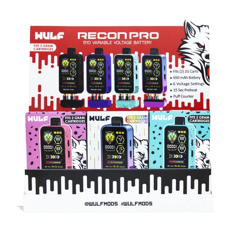 Wulf Mods Recon Pro Dual 510 Variable Voltage Battery