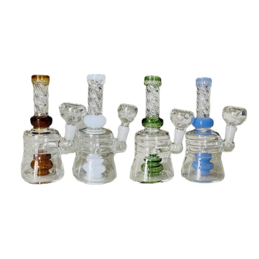 5″ Straight Cut Glass Water Pipe – Assorted Colors-Water Pipe-Unbranded-Epic Head Shop