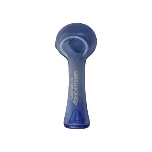 Chameleon Glass Ashcatcher Spoon-Hand Pipe-Chameleon-Blue-Epic Head Shop