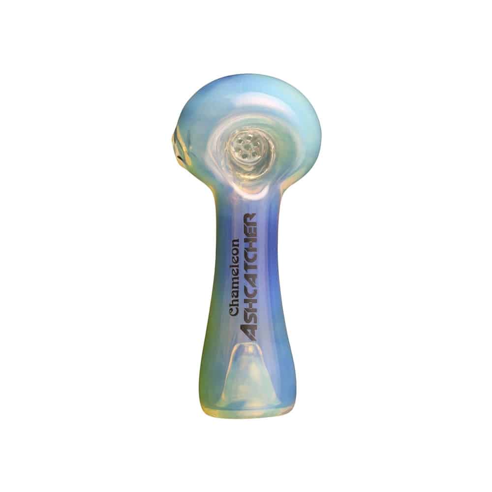 Chameleon Glass Big Bowl Color Change Ash Catcher with Honeycomb Screen-Hand Pipe-Chameleon-Epic Head Shop