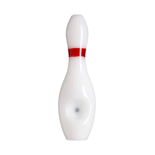 Chameleon Glass Lebowski’s Bowling Pin Glass Pipe – 7/10 Split-Hand Pipe-Chameleon-Epic Head Shop