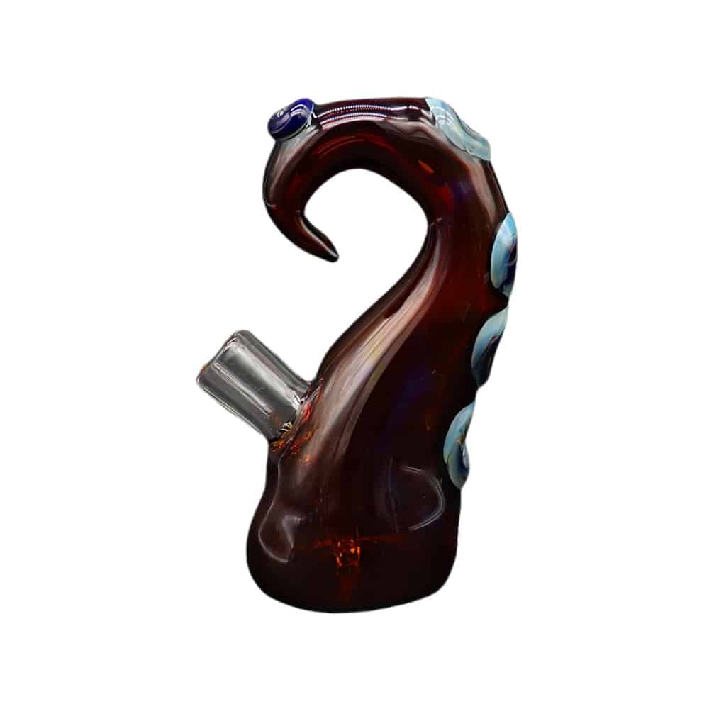 Chameleon Glass Tentacle Glass Bubbler Water Pipe-Water Pipe-Chameleon-Amber Yellow-Epic Head Shop