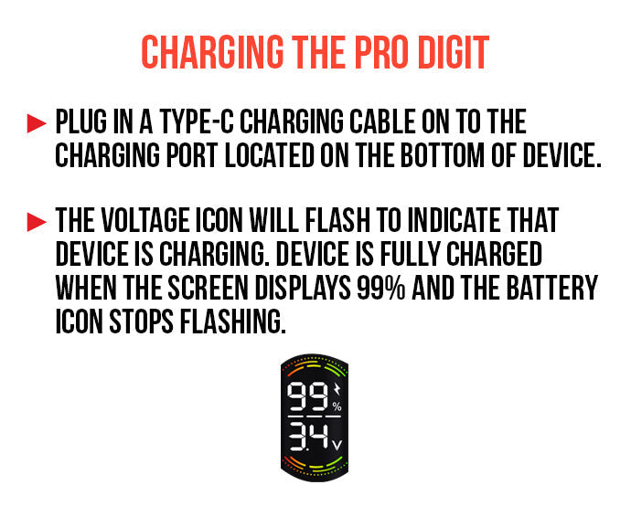 Wulf Mods Pro Digit Variable Voltage 510 Battery